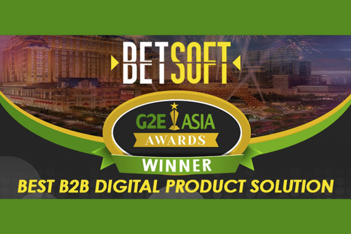 Betsoft Gaming Underlines Another Year of Achievement with G2E Asia 2019 Award Win