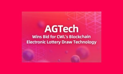 AGTech Wins Procurement Bid for China Welfare Lottery's Blockchain Electronic Lottery Draw Technology