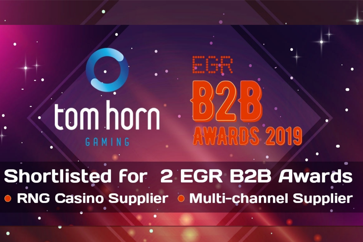 Tom Horn Gaming Earns Double EGR B2B Awards Nomination