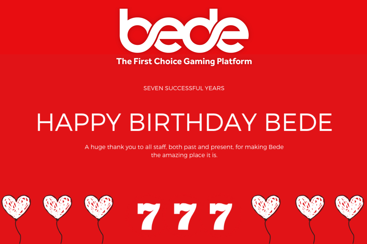 Bede Gaming celebrates seven years of stellar software success