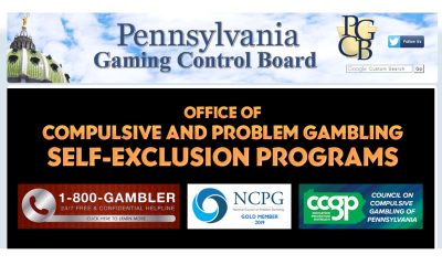 PA Gaming Control Board Launches Self-Exclusion Program for Online Gambling