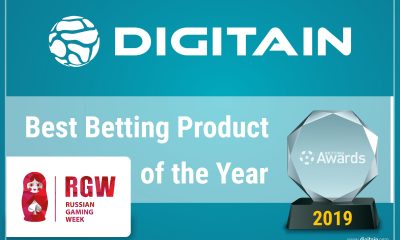 Digitain wins Best Betting Product of the Year at the RGW Awards 2019