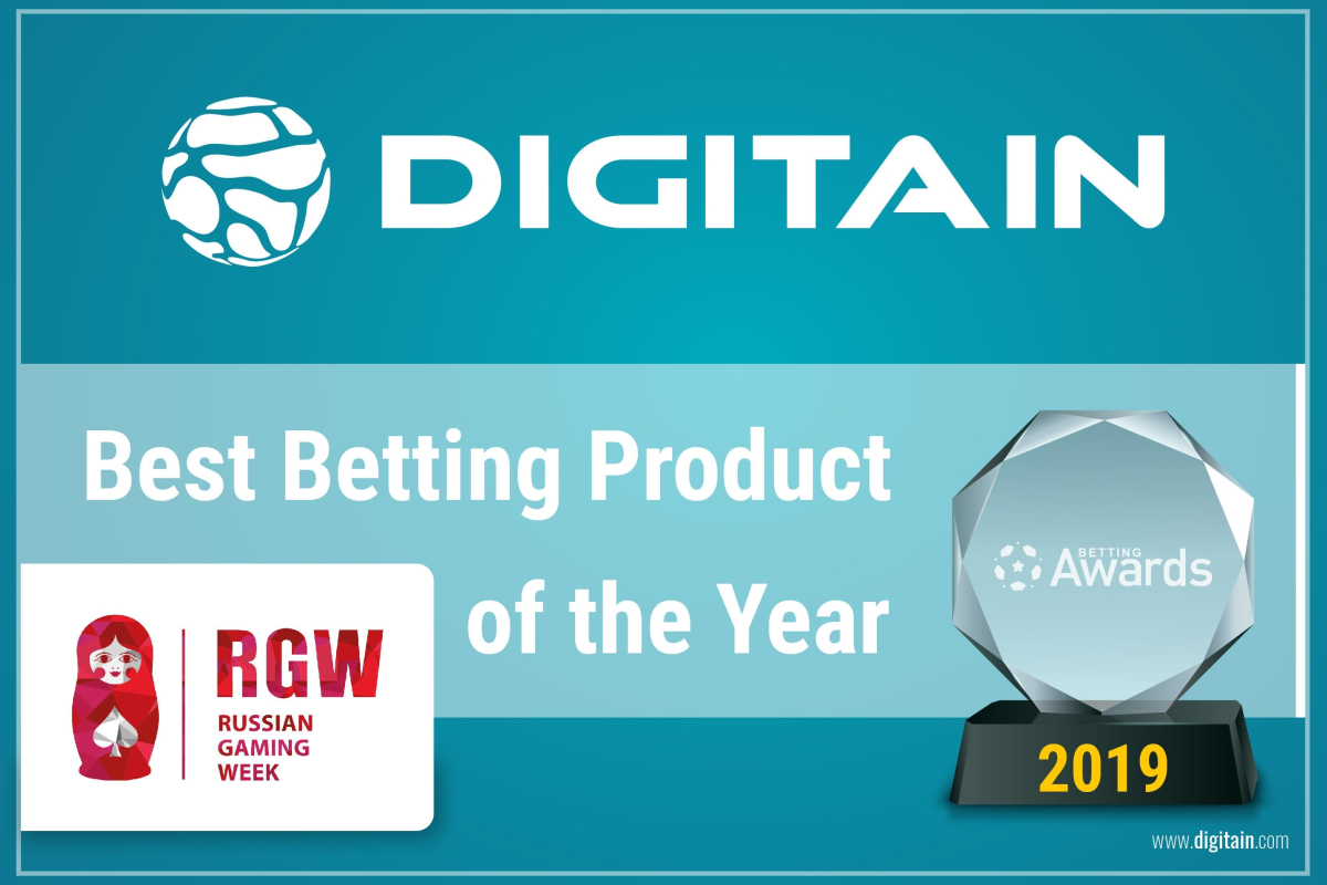 Digitain wins Best Betting Product of the Year at the RGW Awards 2019