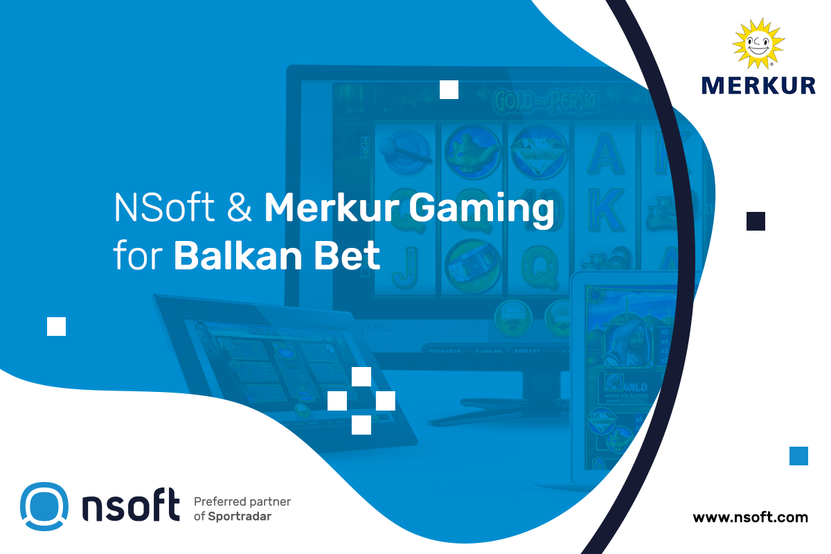 NSoft has integrated Merkur Gaming's casino games onto Balkan Bet's web