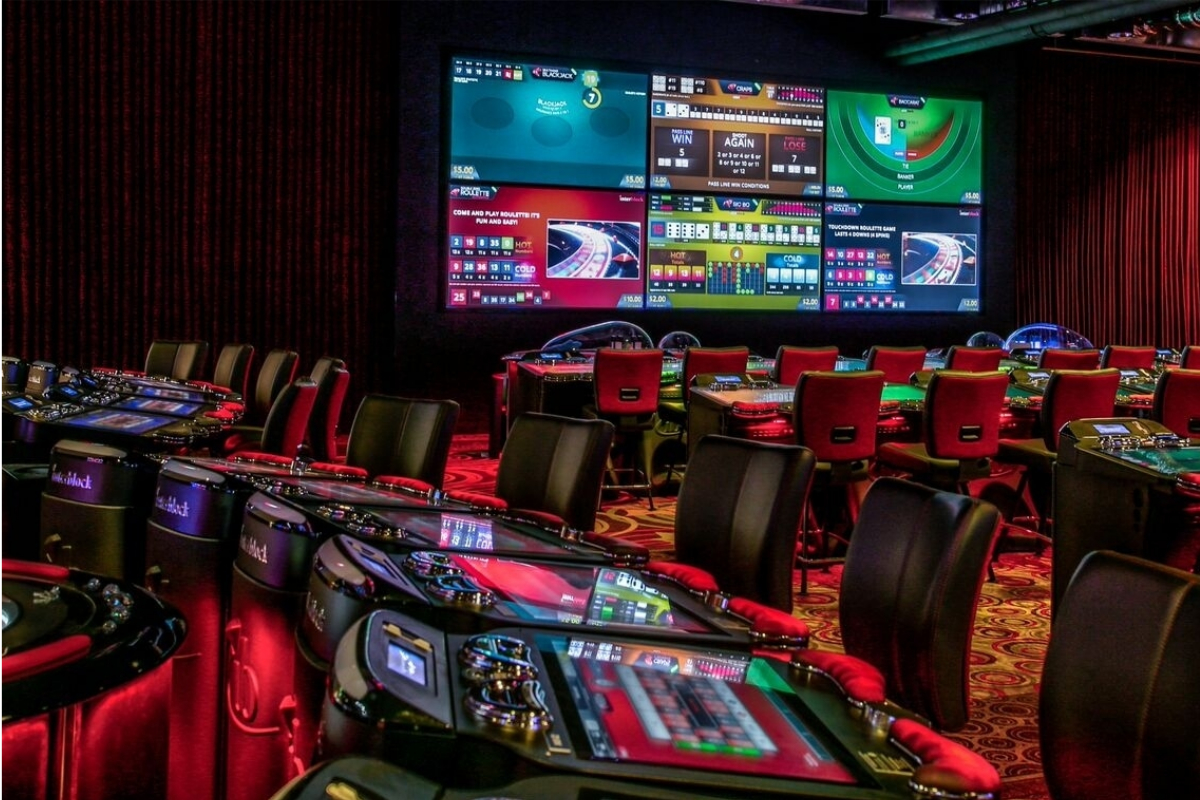 electronic table games casino