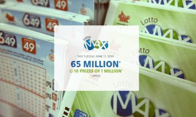 Lotto Max to hit a record-breaking jackpot! - The June 11 draw will offer a record jackpot of $65 million and approximately 10 Maxmillions