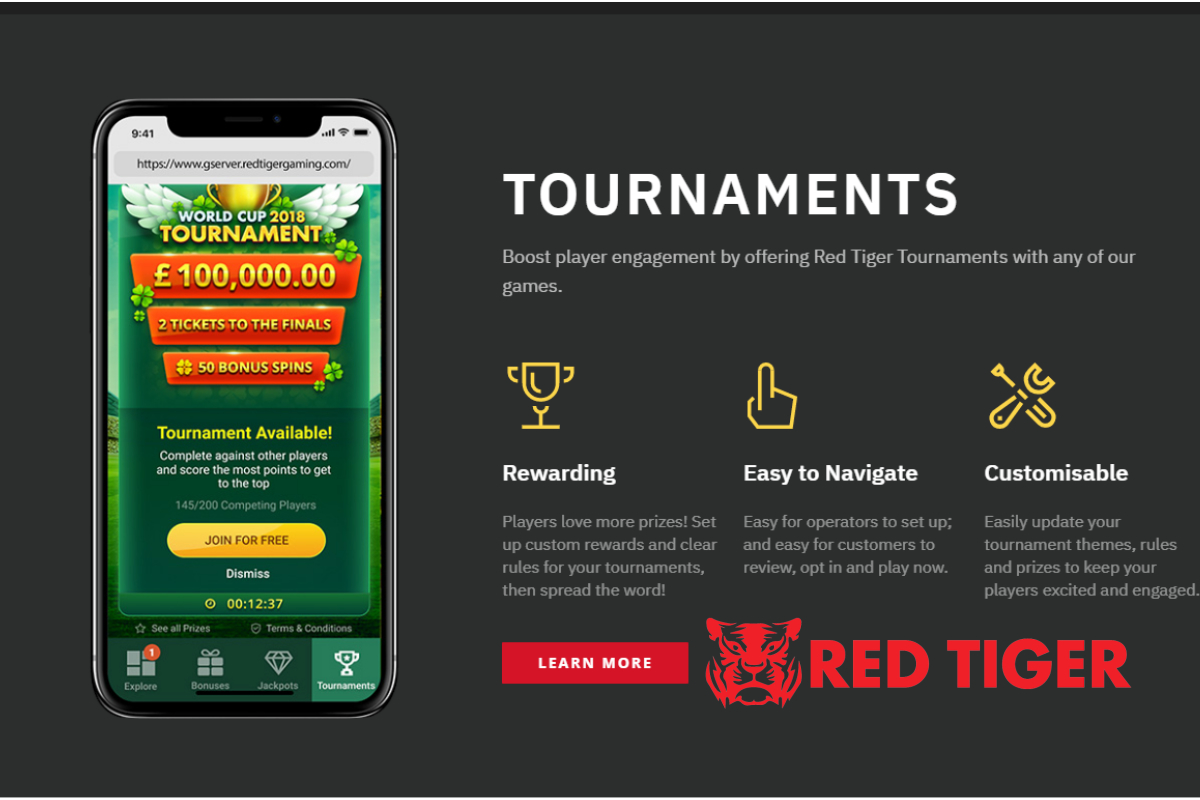 Red Tiger rolls out Tournaments gamification tool