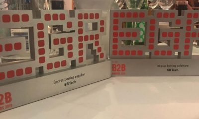 SBTech named Sports Betting Supplier of the Year at EGR B2B Awards 2019