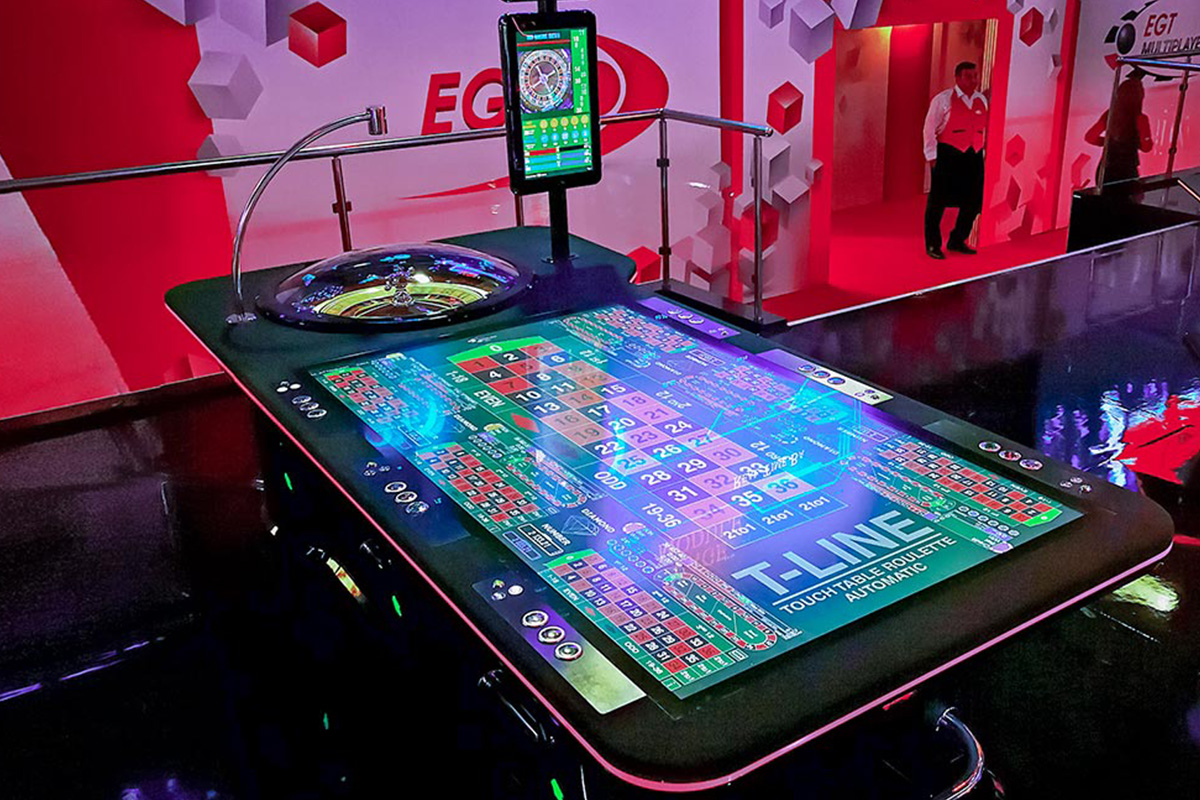 A new Luxury Touch Table Roulette installation, at Red Sevens Romania