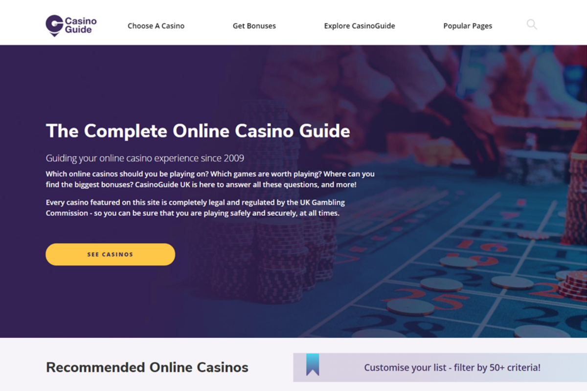 CasinoGuide relaunches for the second time in less than a year