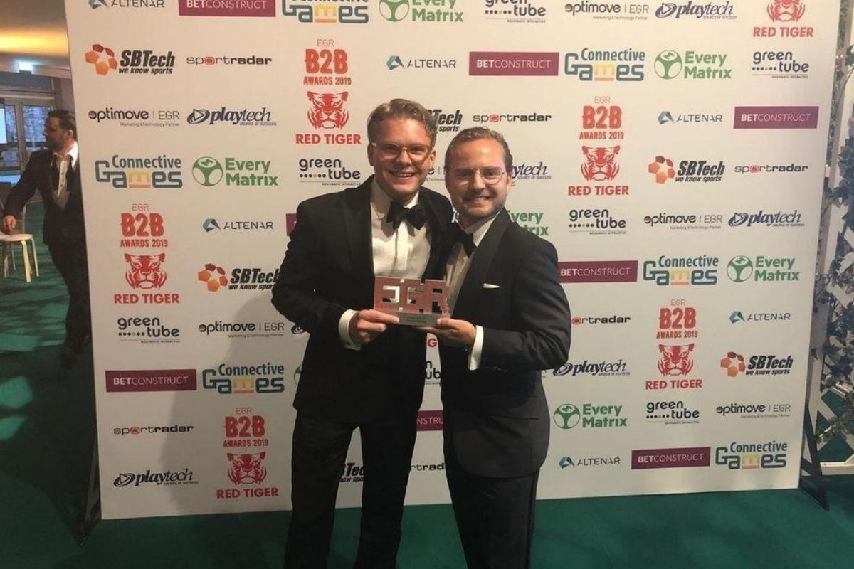 Together Gaming Wins “White label partner” Prize at 2019 EGR B2B Awards