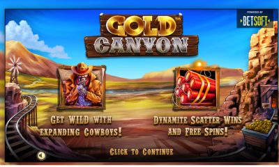 Betsoft’s - Gold Canyon explodes onto market