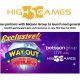High 5 Games partners with Betsson Group to launch next generation games