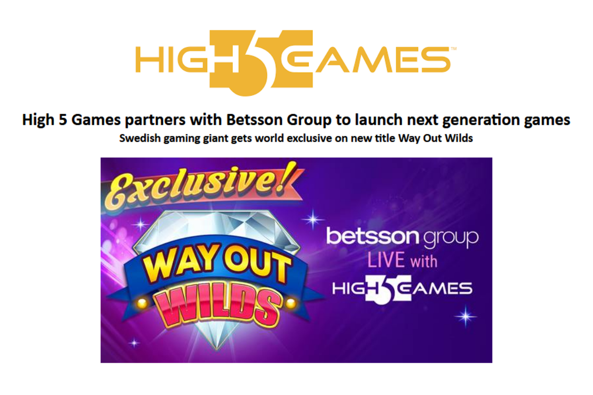 High 5 Games partners with Betsson Group to launch next generation games