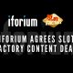 Iforium agrees Slot Factory content deal