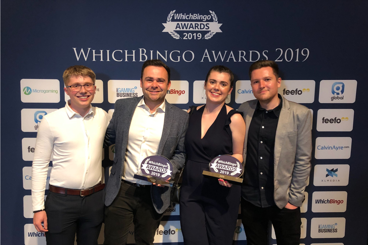 Double win for Halesowen-based Intouch Games at the WhichBingo Awards 2019