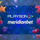 Playson inks content agreement with Meridianbet