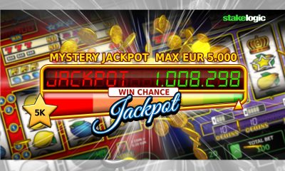 Jackpot Pay-out of Stakelogic Hits €1Million