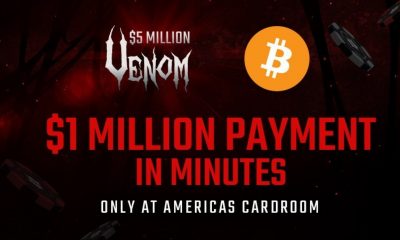 Americas Cardroom Will Send $1 Million via Bitcoin to $5 Million Venom Winner