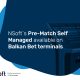 NSoft's Pre-Match Self Managed available on Balkan Bet terminals