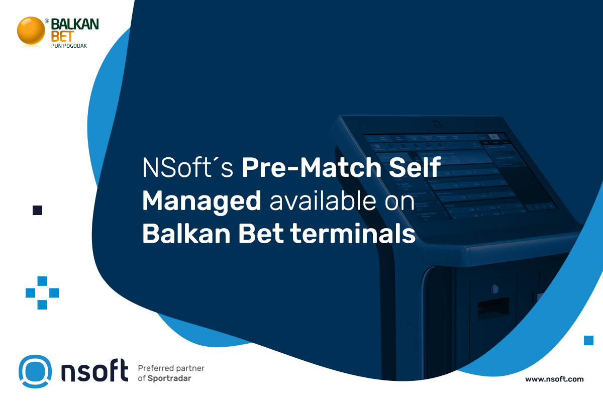 NSoft's Pre-Match Self Managed available on Balkan Bet terminals