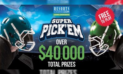 ResortsCasino.com Launches Pro Football Super Pick'Em Contest