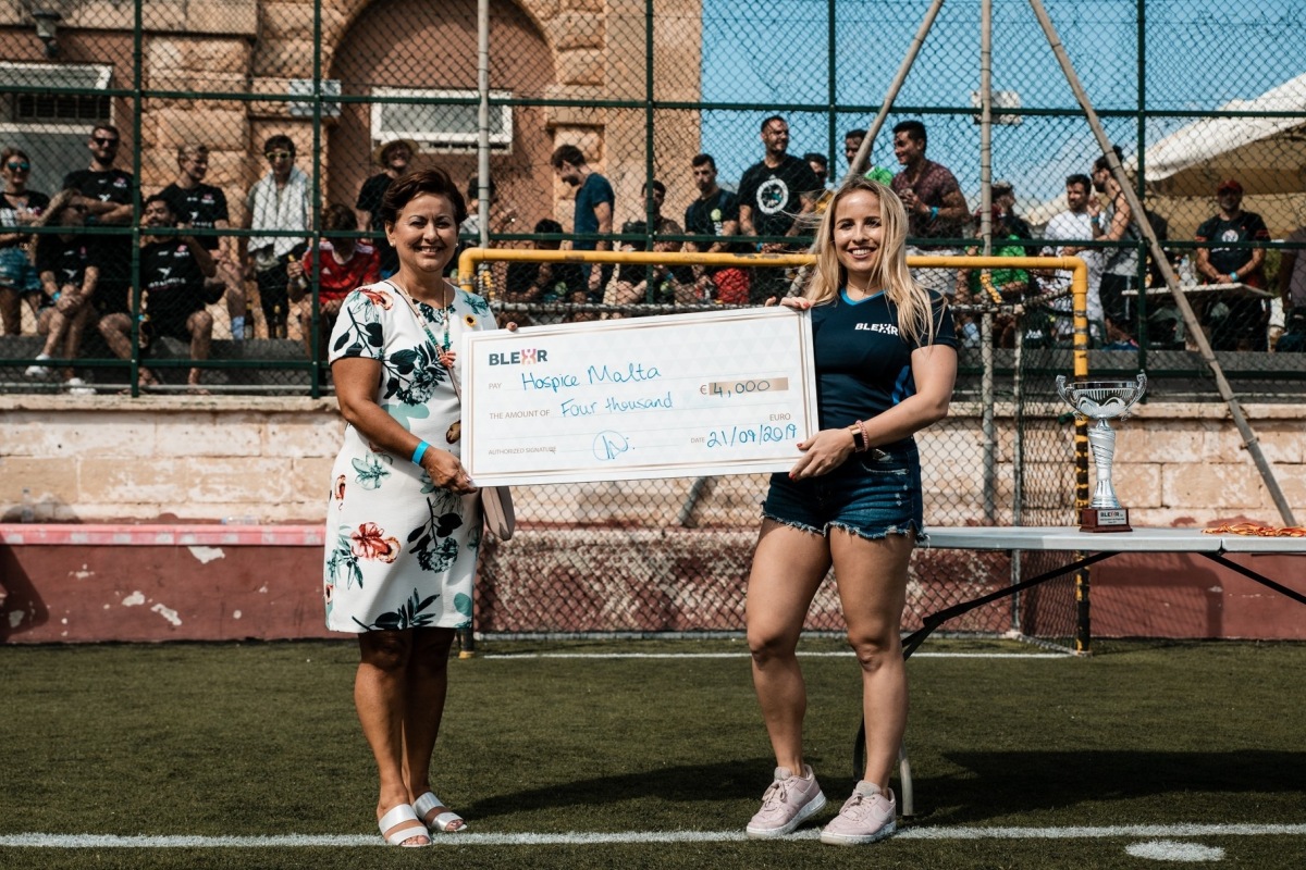 iGaming football tournament scores thousands for Hospice Malta