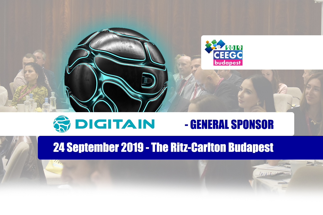 DIGITAIN announced as General Sponsor at CEEGC2019 Budapest