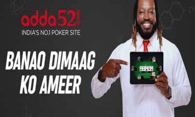 Adda52.com Launches its Second Brand Campaign with Chris Gayle