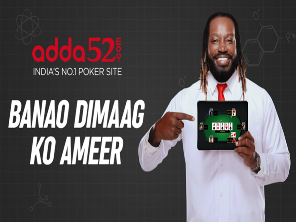 Adda52.com Launches its Second Brand Campaign with Chris Gayle