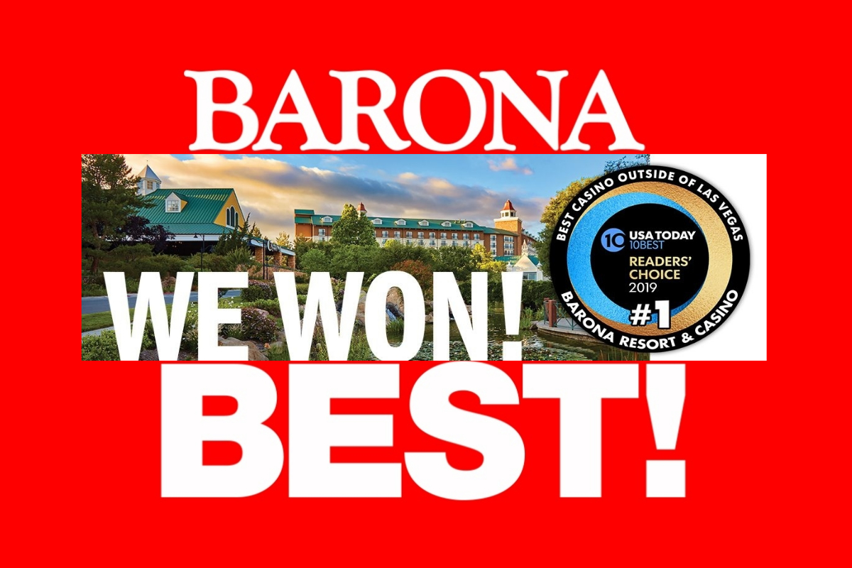 USA Today Names Barona “The Best Casino Outside Las Vegas”