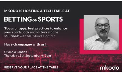 App focus: mkodo to host roundtable at upcoming Betting on Sports event