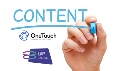 OneTouch content goes live with EvenBet Gaming