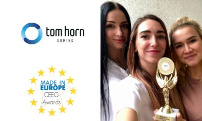 Tom Horn named Best Online Casino Provider at CEEG Awards 2019