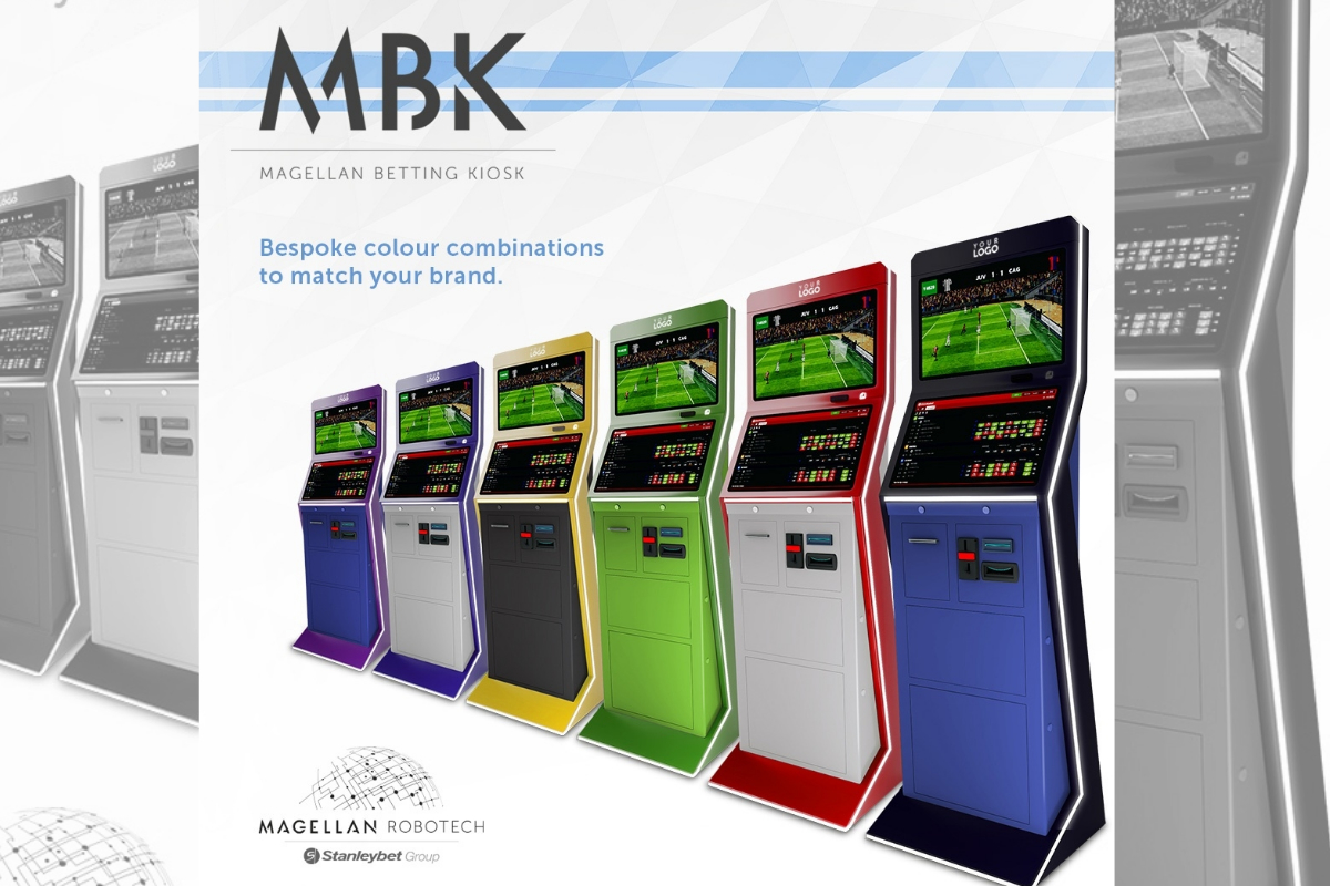 Magellan Robotech launches the MBK (Magellan Betting Kiosk) business division and unveils the “K1”: stunning design and high quality for a very unique self-service cabinet