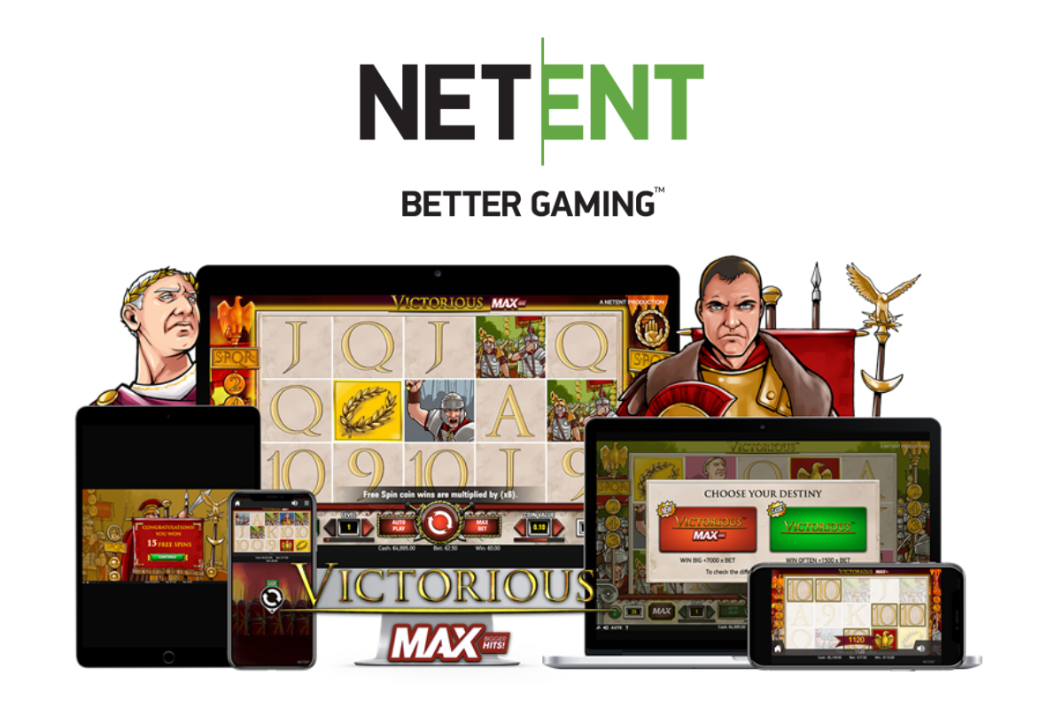 NetEnt takes Victorious to the MAX