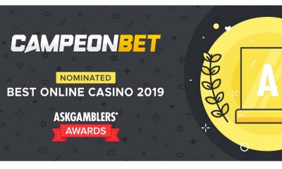 Campeón Gaming Partners’ CampeonBet nominated in Best Online Casino category at the AskGamblers Awards 2020