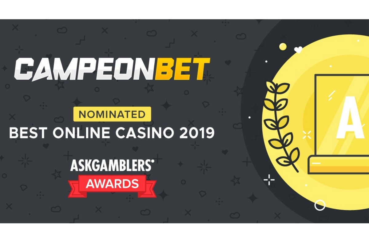 Campeón Gaming Partners’ CampeonBet nominated in Best Online Casino category at the AskGamblers Awards 2020