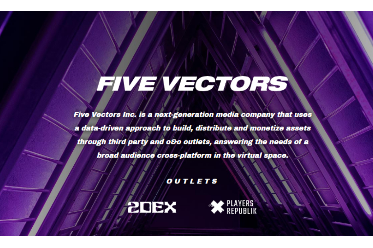 Five Vectors Closes $1M Seed Round Led By BITKRAFT Esports Ventures