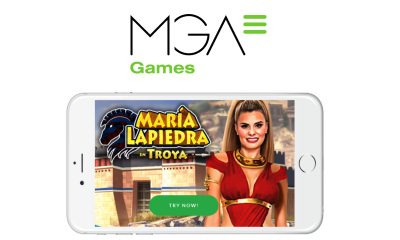 Actress María Lapiedra Appears in Troya by MGA Games