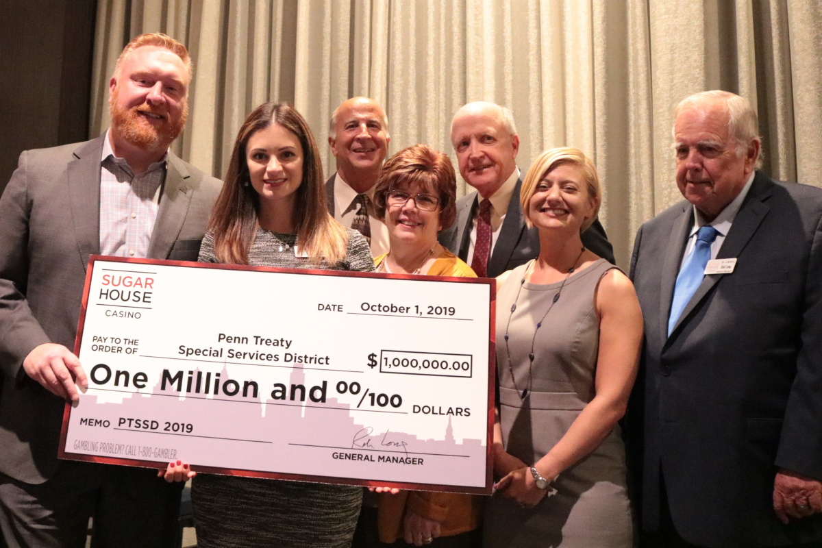 SugarHouse Casino Gives Annual $1 Million Charity Donation to Penn Treaty SSD