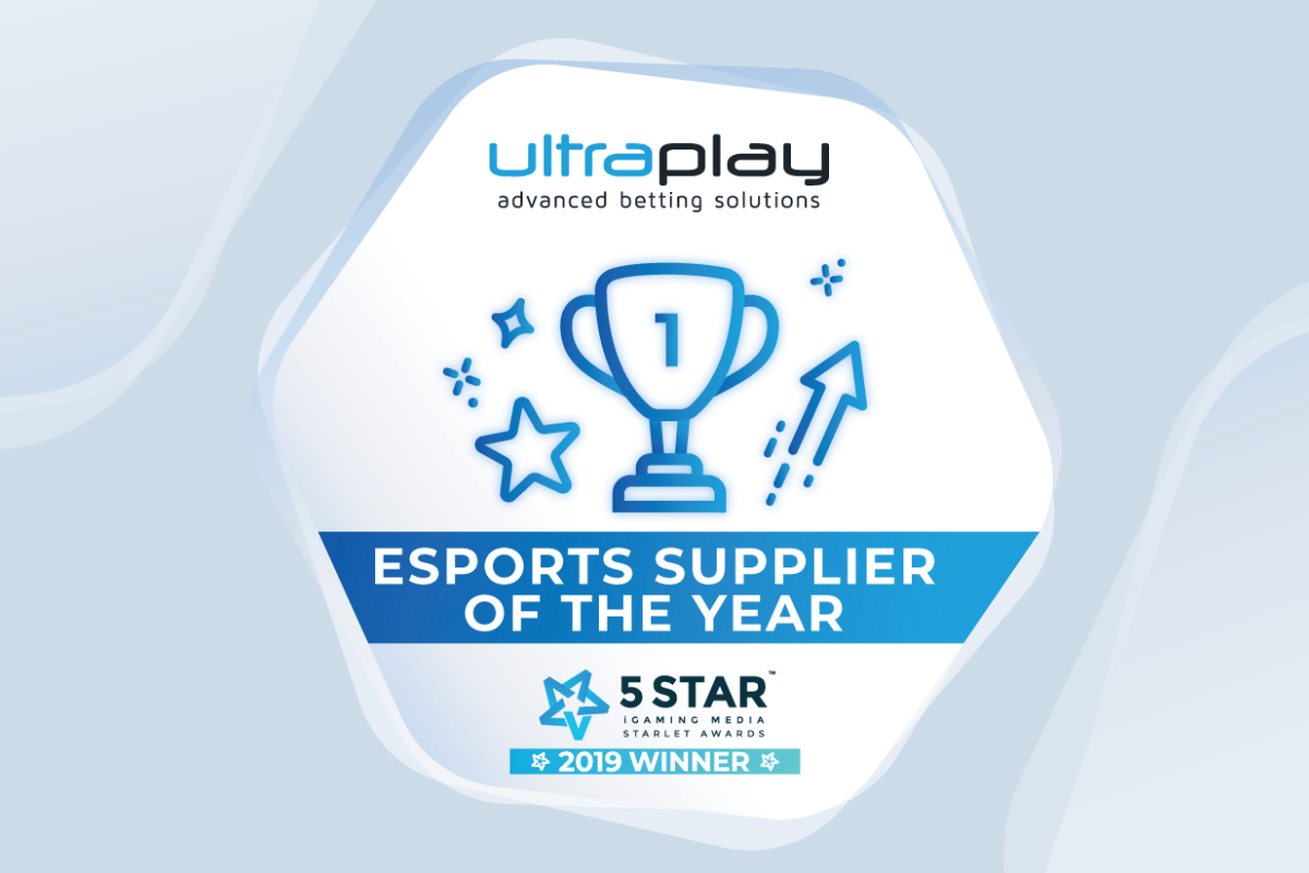 UltraPlay wins eSports Supplier of the Year from Starlet Awards 2019