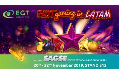 For 2nd year in a row SAGSE Expo in Buenos Aires welcome EGT Interactive
