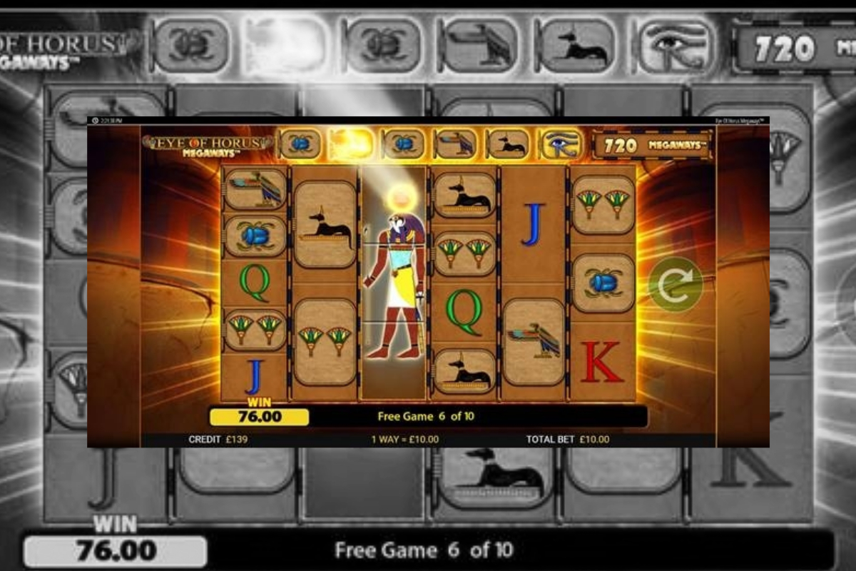 Jackpot King welcomes Blueprint’s all-seeing Eye of Horus Megaways™