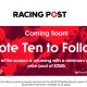 Racing Post and UK Tote Group announce new long-term partnership