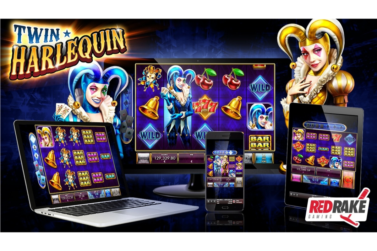 Enjoy this new release from Red Rake Gaming, "Twin Harlequin" with its explosive colors and many wins to be had