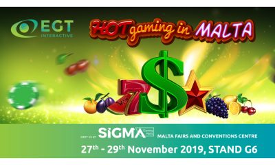 EGT Interactive is a GOLD sponsor at SIGMA exhibition in Malta
