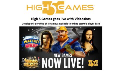 High 5 Games goes live with Videoslots