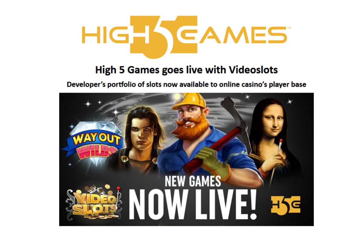 High 5 Games goes live with Videoslots