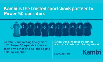 Record 11 Kambi partners placed inside Power 50 rankings
